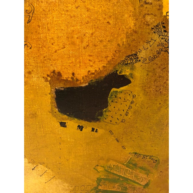 Mid Century Modern Japanese Abstract Painting by Yoshio