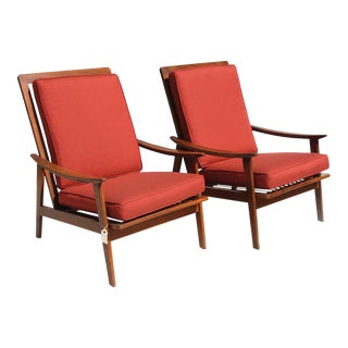 Vintage Danish Lounge Chairs - a Pair For Sale