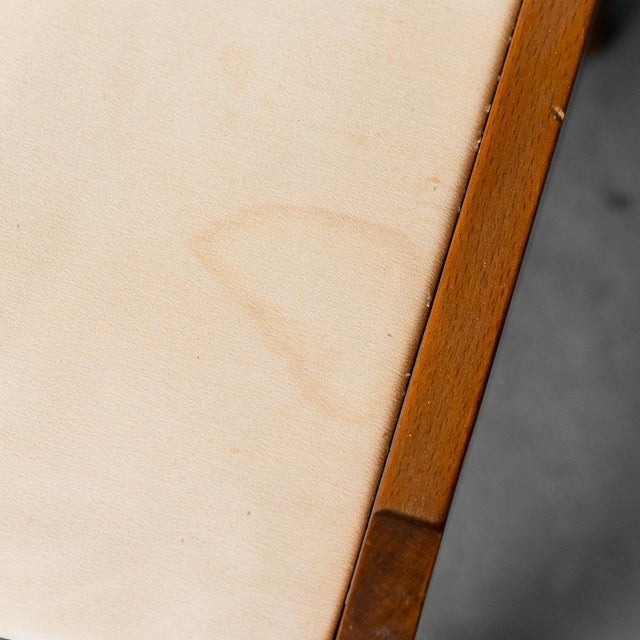 Set of Wooden and Fabric Chairs, 1960s For Sale - Image 9 of 11