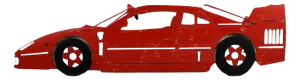 Ferrari Industrial Plate, 1980s