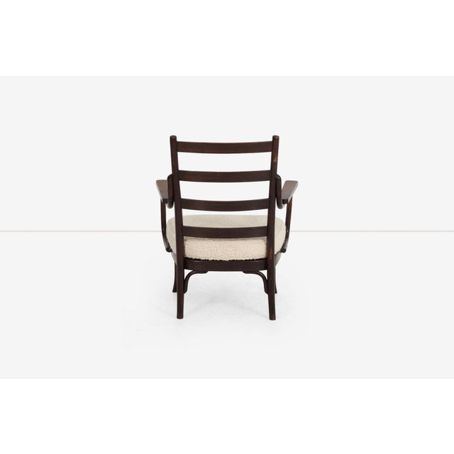 Chocolate Josef Frank Armchair, Model No. 403/F, 1928 For Sale - Image 8 of 12