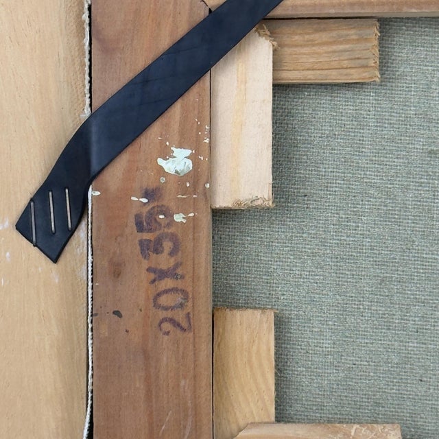 Landscape, 1950s, Oil on Canvas, Framed For Sale - Image 11 of 15