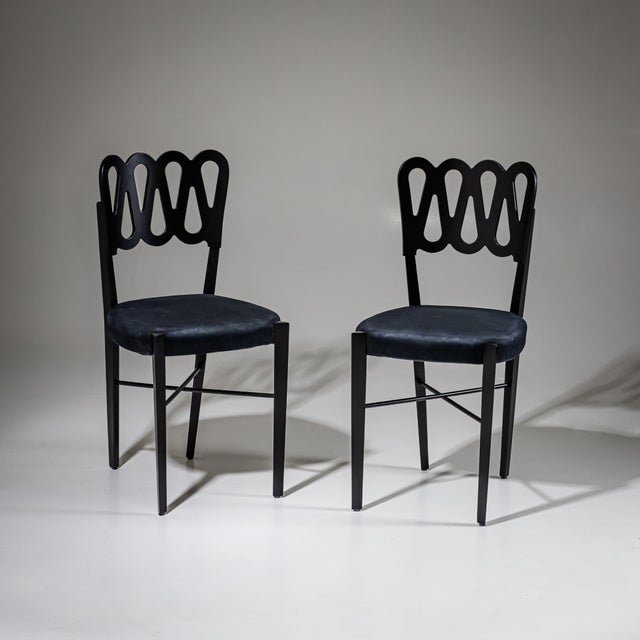 Model G6G Dining Chairs by Gio Ponti for Montina, Italy, 1969, Set of 4 For Sale - Image 4 of 11