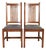 Stickley Mission Oak Arts & Crafts Spindle Back Side Chairs or Dining Chairs | Pair For Sale
