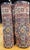 Vintage Persian Tabriz Afshan Rug, Hand-Knotted Wool, Allover Caucasian Shirvan Pattern, Navy & Ivory, 7x10 For Sale - Image 11 of 18