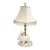 Late 20th Century MacKenzie-Childs Porcelain Bunny Rabbit Table Lamp With Beaded Fringe Shade For Sale