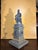 Black Italian Grand Tour Style Statue of Moses Figure After Michelangelo on the Classical Pedestal With Intaglios For Sale - Image 8 of 10
