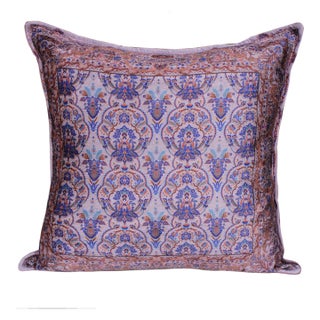 Royal Victorian Damask Turkish Pillow For Sale