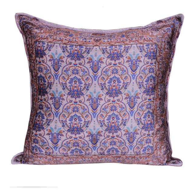 Royal Victorian Damask Turkish Pillow For Sale