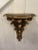 Large Vintage Mid Century Italian Style Gilt Wall Bracket Sconce For Sale - Image 10 of 11