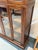 Crate & Barrel Glass Display Shelving Cabinet For Sale - Image 9 of 13