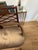 Elegant Vintage Mahogany Lattice-Back Settee With Silk Upholstery For Sale In Los Angeles - Image 6 of 8
