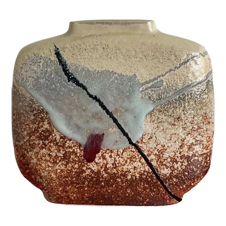 70s-80s Abstract Modernist Glaze John Shedd Studio Art Pottery Ceramic ...