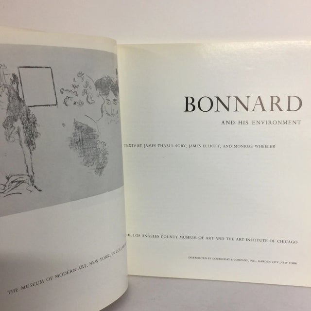 Bonnard & His Environment, Hardcover Book For Sale - Image 4 of 10