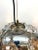 Metal Italian 1970s Chrome Globe & Crystal Pendant Light Manner of Oscar Torlasco For Sale - Image 7 of 9