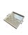 This neutral tray featuring a clean design, paired with crystal-clear acrylic and gold handles offers a chic, modern...