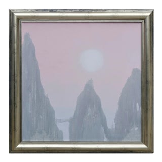 "China Rocks" Landscape by Duane Albert Armstrong For Sale