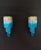 Blue Quadriedri Murano Prism Wall Sconces, 1990, Set of 2 For Sale - Image 8 of 16