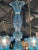 Modern Blue Murano Glas Chandelier With 8 Lights For Sale - Image 3 of 6