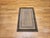 Textile Antique American Hand Hooked Rug, Wool & Cotton, Multicolor Stripe, Folk Art, 2x4 For Sale - Image 7 of 9