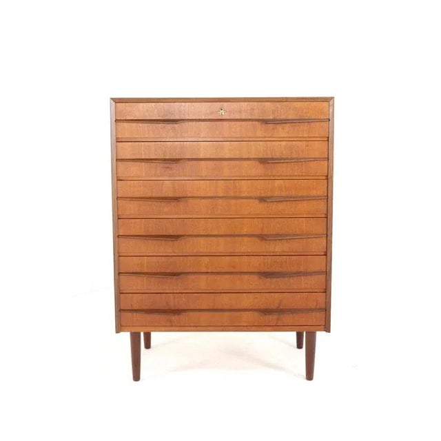 Tall Chest of Drawers, 1960s For Sale - Image 10 of 16