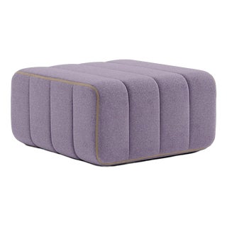 Pouf in Dama Fabric by Ambivalenz For Sale