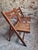 Mid-Century Modern Vintage French Beech Wood Folding Chairs, 1970s, Set of 2 For Sale - Image 3 of 12