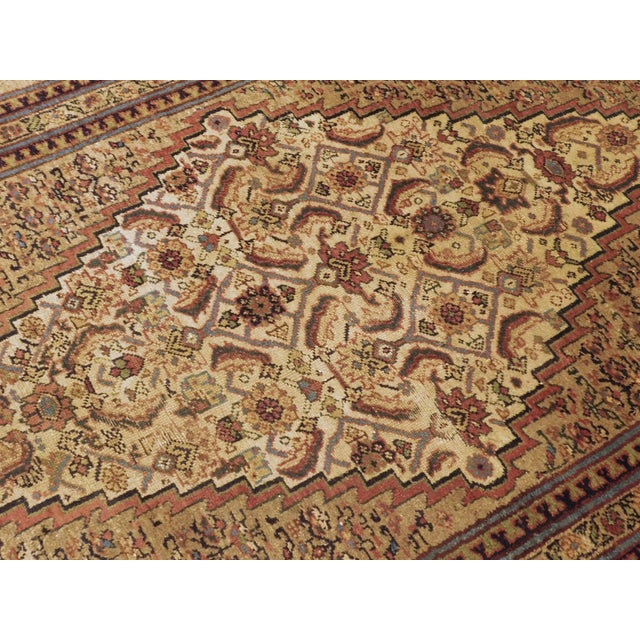 Antique Persian Gallery Sie Rug- 4′10″ × 10′5″ For Sale - Image 12 of 14