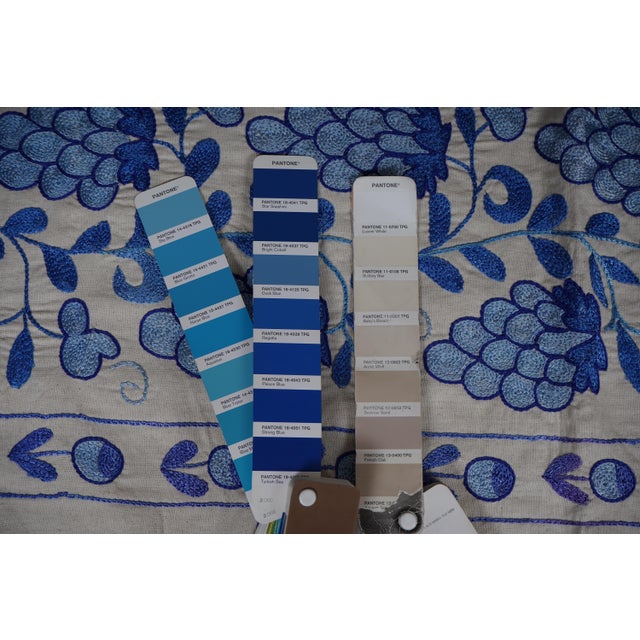 Hand Embroidered Suzani Table Runner – Tribal Wall Decor For Sale - Image 10 of 10