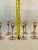 Vintage Frosted Dusty Rose-Color Stem Deco-Style Wine Glasses- Set of 9 For Sale - Image 11 of 13