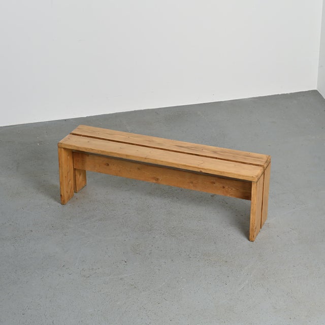 Pine Bench from Les Arcs, France, 1973 For Sale - Image 12 of 12