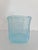 Glass Opal Blue Glass Vase For Sale - Image 7 of 8