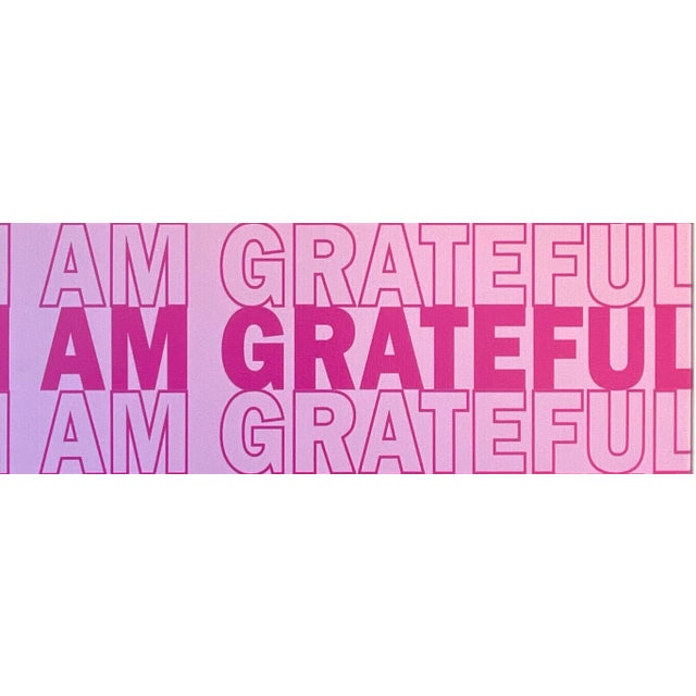 I Am Grateful Giclee on Canvas Framed Add a moment of inspiration to your home or office space with unique, vintage,...