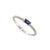 Gender: Ladies Metal Type: 14K White Gold Ring Size: 7 Width: 1.20 mm Weight: 1.09 grams Ladies 14K white gold, diamond...