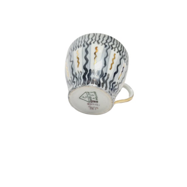 Blue Porcelain Karolina Cup from Department Kwiatogal, Poland, 1960s For Sale - Image 8 of 9