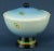 Vintage Italian Ceramic Vase with Lid by the Galvani Factory, 1920s For Sale - Image 4 of 18