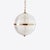 Large Clear Parisian Globe Pendant from Pure White Lines For Sale - Image 6 of 6