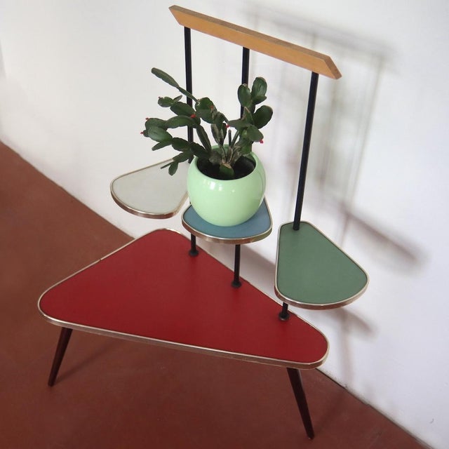Mid-Century Modern Plant Stand or Side Table, 1950s For Sale - Image 3 of 5