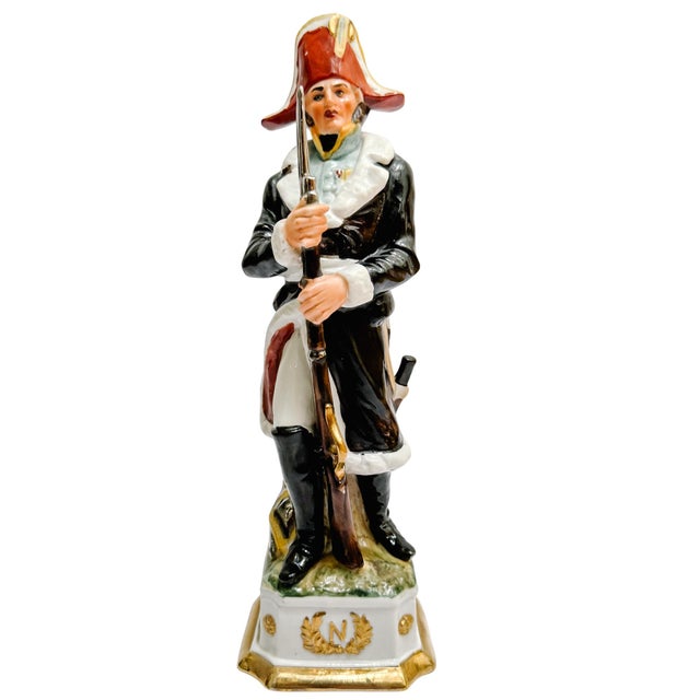 Vintage Italian Porcelain Napoleonic Soldier Figurines by Di Pietro – Set of 3 For Sale - Image 12 of 16