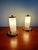 Mid-Century Modern Bedside Lamps in Brass and Cream Opaline Glass, 1950, Set of 2 For Sale - Image 4 of 16