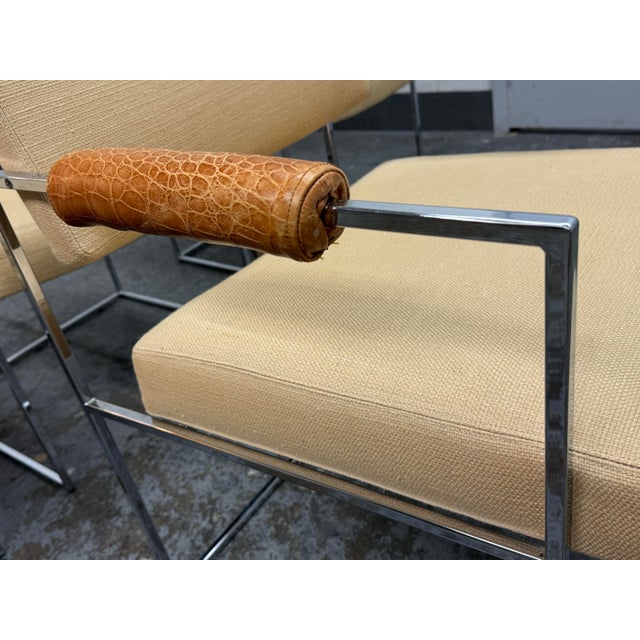 Milo Baughman for Thayer Coggin Model 1188 Armchairs, Set of Four For Sale - Image 10 of 12
