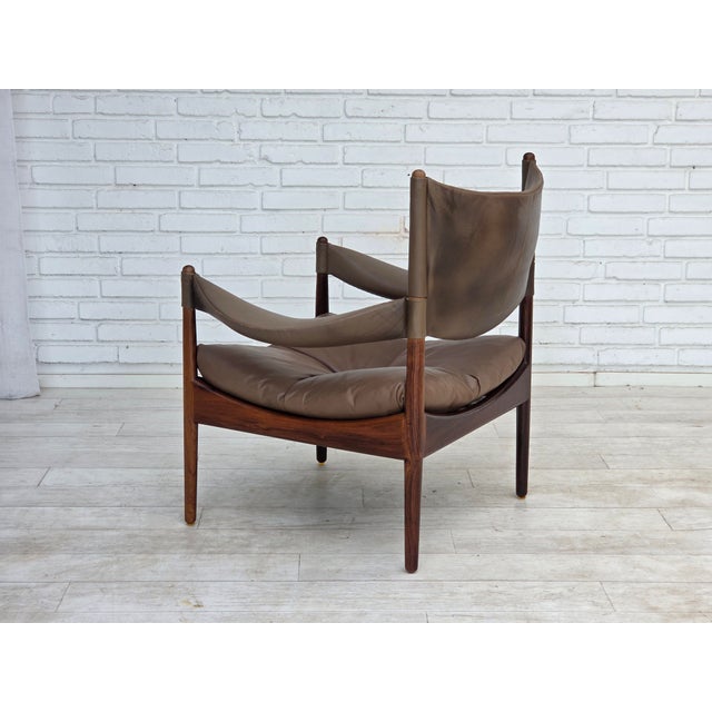 Danish Modus Highback Armchair by Kristian Vedel for Søren Wiladsen, 1974 For Sale - Image 15 of 18