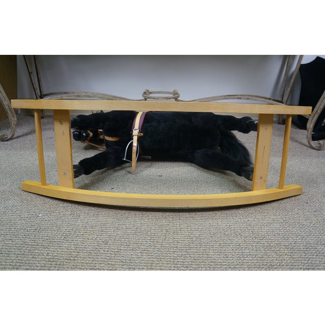 Mid 20th Century Meier Spielwaren German Rocking Horse Toy 35" For Sale - Image 16 of 17