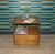 Mid-Century Modern Walnut Record Player Side Table on Casters, 1970s For Sale - Image 3 of 14