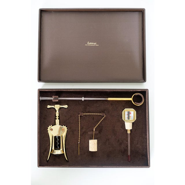 Sommelier Wine Set by Lorenzi via Montenapoleone, Milan, Italy, 2010s, Set of 4 For Sale - Image 3 of 3