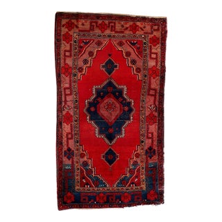 1920s, Antique Persian Malayer Rug 4' X 7' For Sale