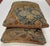 Camel 18th Century Brussels Wool Tapestry Fragment Pillows - A Pair - For Sale - Image 8 of 9
