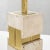 Table Lamp in Travertine and Brass by Gaetano Sciolari, 1970s For Sale - Image 6 of 8