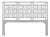 Finn Headboard King - Light Gray For Sale