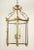 Metal Regency Style Gold-Lacquered Brass Hall Lantern For Sale - Image 7 of 12
